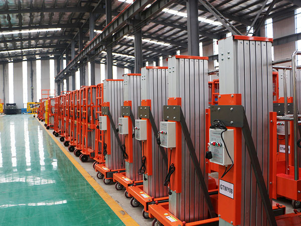Safety protection measures for double column aluminum alloy elevators