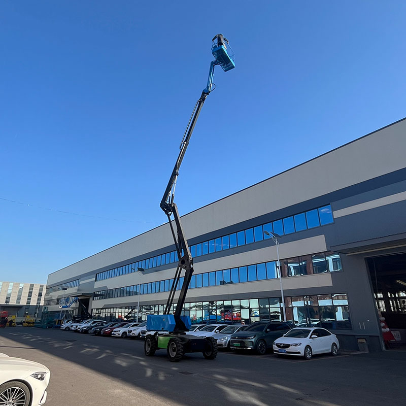 Self bending arm elevator