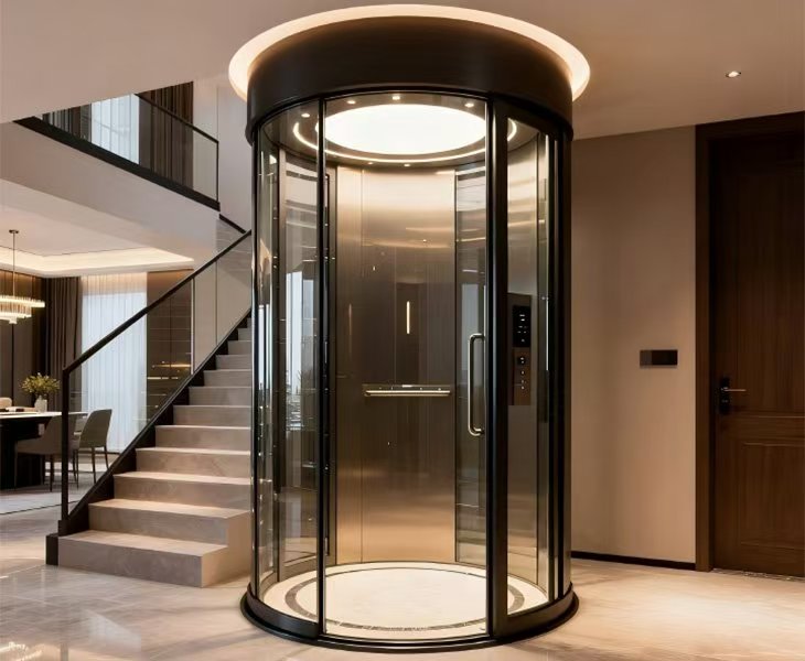  360° Circular Glass Villa Elevator Direct Manufacturer | Leo